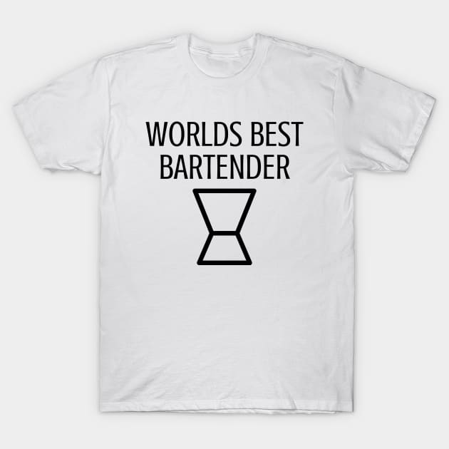 World best bartender T-Shirt by Word and Saying